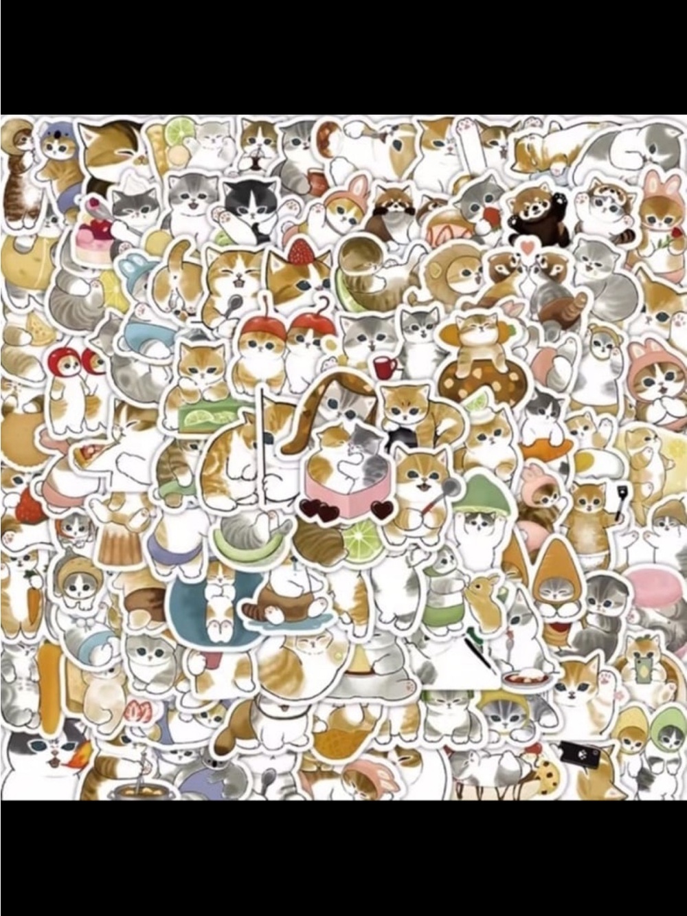 Mofusand Stickers, pack of 50